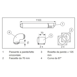 Turbomag plus s303609 terminale antivento con curva 87° 80/125 codice prod: 303609 product photo