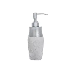 Damasco dispenser sapone da appoggio in poliresina argento codice prod: QD6120WK product photo