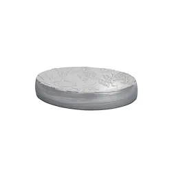 Damasco porta sapone da appoggio in resina argento codice prod: QD6110WK product photo