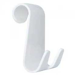 Jack appendiabiti doppio plastica bianco (cav) codice prod: A110200WW product photo