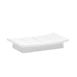 Next porta sapone da appoggio in poliresina bianco codice prod: QE4110WW product photo
