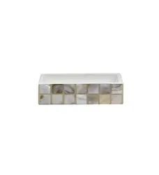 Perl portasapone poliresina decori mosaico effetto madreperla codice prod: QD9110MA product photo