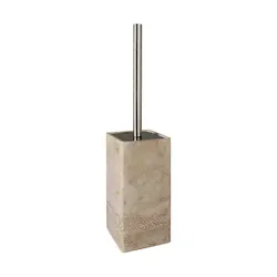 Ramses porta scopino da appoggio in cemento marrone codice prod: QD3140MA product photo