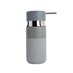 Rock dispenser sapone da appoggio in ceramica grigio codice prod: QG3120GR product photo