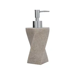 Stone dispenser sapone da appoggio in resina bianco codice prod: A102120IMP000 product photo