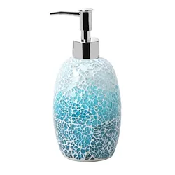 Summer dispenser sapone da appoggio in vetro blu codice prod: QF7120AZ product photo