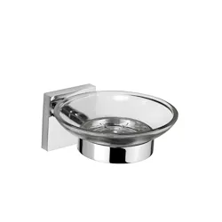 Xeno porta sapone a parete in vetro codice prod: A204110CR product photo