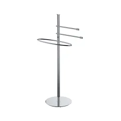 Isole 2 piantana con porta salviette a 3 bracci cromata codice prod: B9403NCR product photo