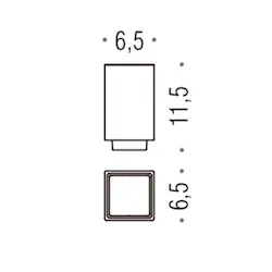 Look ricambio bicchiere satinato codice prod: B16520-VAN product photo