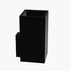 Miniq porta bicchiere a parete nero opaco codice prod: B50020NM product photo