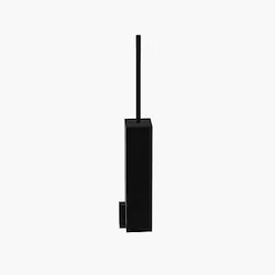 Miniq porta scopino a parete nero opaco codice prod: B50070NM product photo
