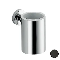Plus porta bicchiere a parete inamovibile grafite codice prod: W49020GL product photo