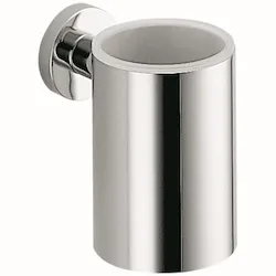 Plus porta bicchiere a parete vetro satinato cromato codice prod: W49020CR product photo