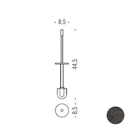 Plus ricambio manico con ciuffo grafite opaco codice prod: W49580GM product photo