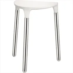 Poker sgabello bianco codice prod: B99880-BI product photo