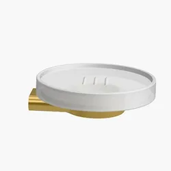 Portasapone vetro acidato oro matt serie Mini codice prod: B40010OM-VAN product photo