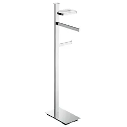 Units piantana porta sapone/salviette/rotolo dx cromato codice prod: B9113DCR product photo