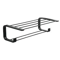 Outline doppia mensola porta salviette 50 cm nero opaco codice prod: 000032351400000 product photo