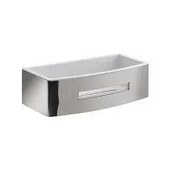 Poseidon porta oggetti doccia rettangolare cromato bianco codice prod: 000077182300000 product photo