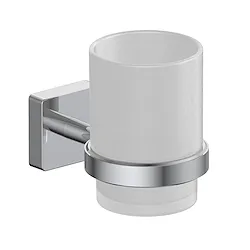 Forum quadra a30100 porta bicchiere vetro/cromato codice prod: A30100CR21 product photo