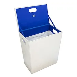 Portabiancheria medio bianco/blu codice prod: 2562SV product photo