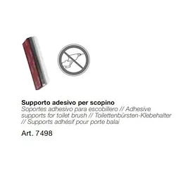 Supporto adesivo porta scopino sospeso codice prod: 7498 product photo