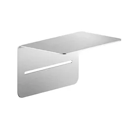 Mensola porta telefono per porta rotolo Inox spazzolato serie Respiro codice prod: ACRS100IX product photo