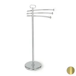Elite piantana porta salviette 3 bracci oro codice prod: 000EL1916 product photo