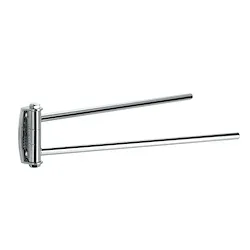 Hashi porta salviette 2 bracci a parete cromato codice prod: 000HS1608 product photo