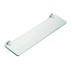 Liz mensola 12x60 in vetro opaco supporti cromati codice prod: 000LZ0408 product photo