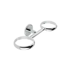 Liz supporto doppio per bicchiere ad anello a parete cromato codice prod: 000LZ3508 product photo