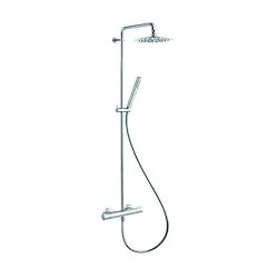 Ttheta miscelatore doccia termostatico con colonna e soffione cromato codice prod: LISTE45851 product photo