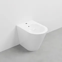 Mare bidet a terra bianco lucido monoforo codice prod: MRBI product photo