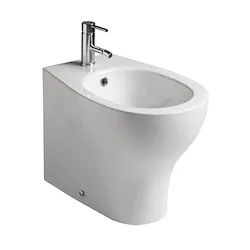 Eden bidet a terra bianco lucido monoforo codice prod: 7214 product photo