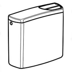 Cassetta esterna bca zaino 2 puls 140302 codice prod: 140.302.11.1 product photo