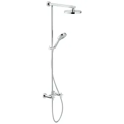Lira gruppo colonna doccia con doccetta 3 getti e soffione termo cromato codice prod: LR116230/30CR product photo