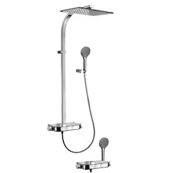 Boby colonna doccia fissa cromato codice prod: ZCOL668CRAG product photo