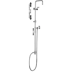 Master Plus colonna doccia regolabile cromato codice prod: ZCOL611CRX product photo