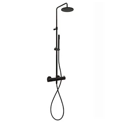 Mini Birillo colonna doccia regolabile nero opaco codice prod: ZCOL638LIQNO product photo