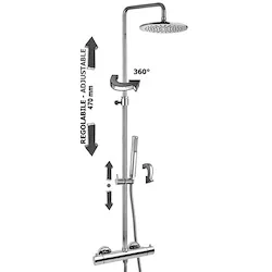 Mini Birillo Confort colonna doccia regolabile con doccetta codice prod: ZCOL633LIQCR product photo