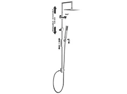 Syncro Top colonna doccia regolabile senza miscelatore/soffione con doccetta codice prod: ZCOL615CRX product photo