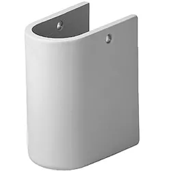 Starck3 semicolonna per lavabo bianco lucido codice prod: 0865170000 product photo