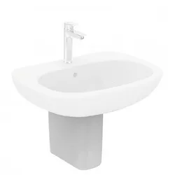 Tesi New semicolonna per lavabo bianco lucido codice prod: T351801 product photo