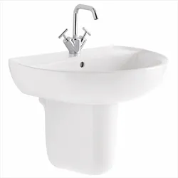 Colibr&igrave; 2 semicolonna per lavabo bianco lucido codice prod: 63160000 product photo