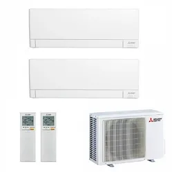 Plus condizionatore dualsplit inverter 15000+18000 btu con wifi codice prod: MSZ-AY42(50)VGKP MXZ-4F72VF4 product photo