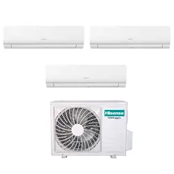 Condizionatore trialsplit New Energy 9000+9000+12000 btu r32 bianco codice prod: KC25MR01G+KC35XR01G+3AMW72U4R product photo