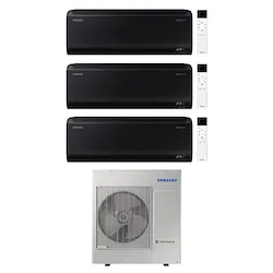 Windfree Black S2 condizionatore trialsplit 7000+9000+9000 btu 10kw  Wi-Fi codice prod: AR70F07(09)(09)C1ABNEU AJ100TX product photo