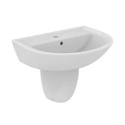 Eurovit lavabo 60 con semicolonna bianco lucido codice prod: W332301 W333001 product photo