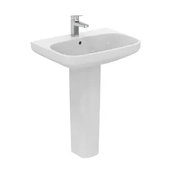 I.Life A lavabo 55 con colonna bianco lucido codice prod: T451201 T451801 product photo