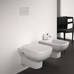 I.Life A wc+bidet+sedile sospesi bianco lucido codice prod: T468001+T468101+T481201 product photo